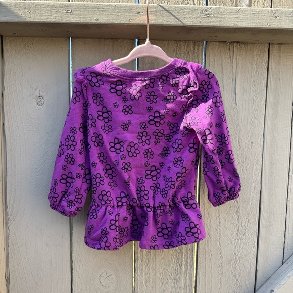 Splendid Floral Fleece Ruffle Dress - Picture 2 of 4